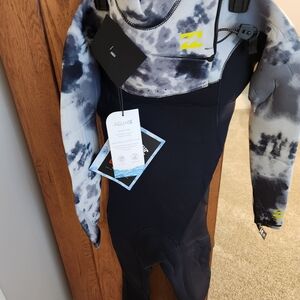 Billabong Black and Gray Kids One Piece Bodysuit